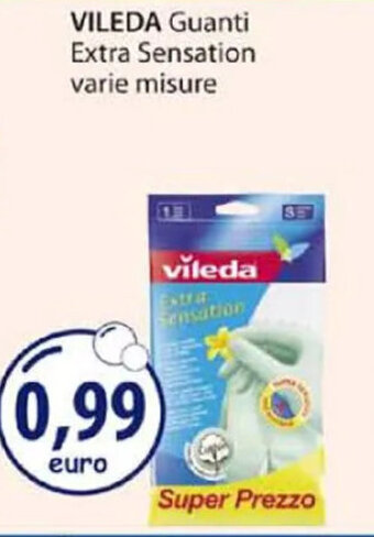 Acqua & Sapone VILEDA Guanti Extra Sensation varie misure offerta