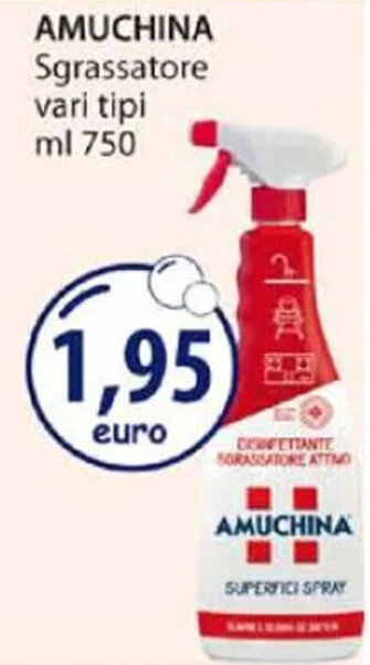 Acqua & Sapone AMUCHINA Sgrassatore vari tipi ml 750 offerta