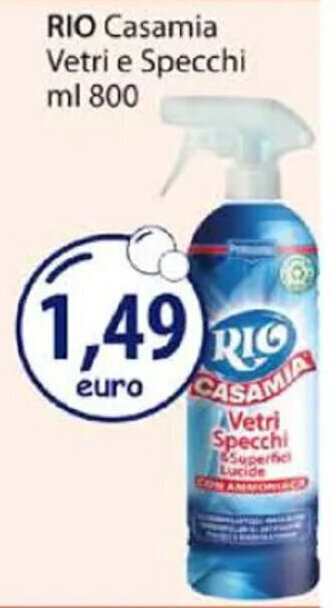 Acqua & Sapone RIO Casamia Vetri e Specchi ml 800 offerta