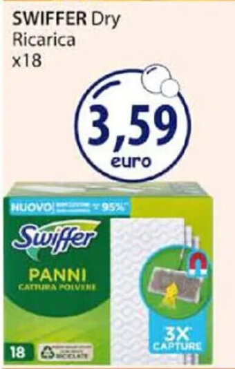 Acqua & Sapone SWIFFER Dry Ricarica x18 offerta