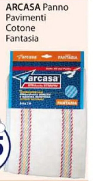 Acqua & Sapone ARCASA Panno Pavimenti Cotone Fantasia offerta