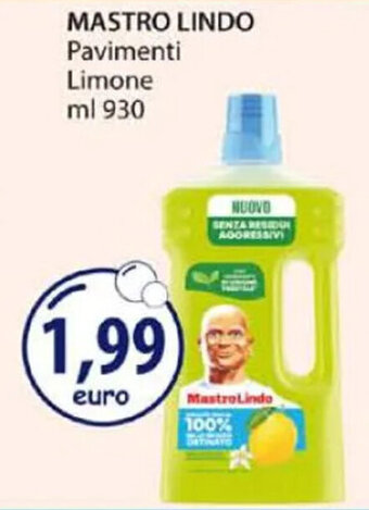 Acqua & Sapone MASTRO LINDO Pavimenti Limone ml 930 offerta