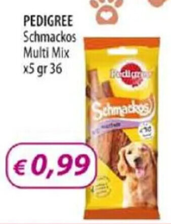 Acqua & Sapone PEDIGREE Schmackos Multi Mix x5 gr 36 offerta