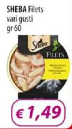 Acqua & Sapone SHEBA Filets vari gusti gr 60 offerta