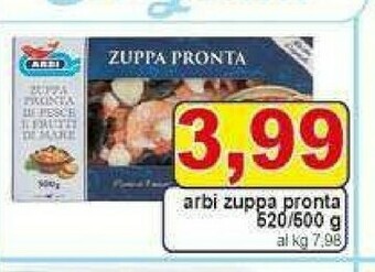 Gros Arbi Pesce surgelato offerta