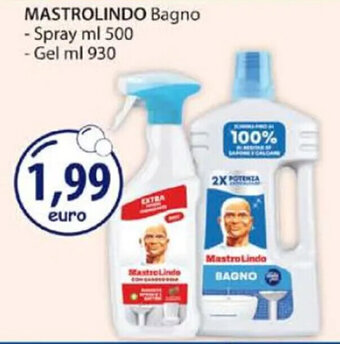 Acqua & Sapone MASTROLINDO Bagno - Spray ml 500 - Gel ml 930 offerta