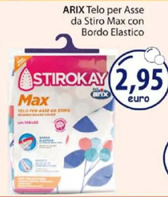 ARIX Telo per Asse da Stiro Max con Bordo Elastico