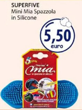 Acqua & Sapone SUPERFIVE Mini Mia Spazzola in Silicone offerta