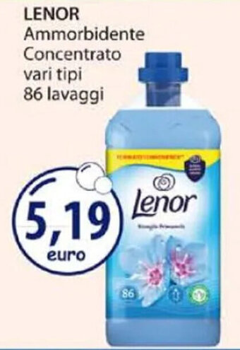 Acqua & Sapone LENOR Ammorbidente Concentrato vari tipi 86 lavaggi offerta