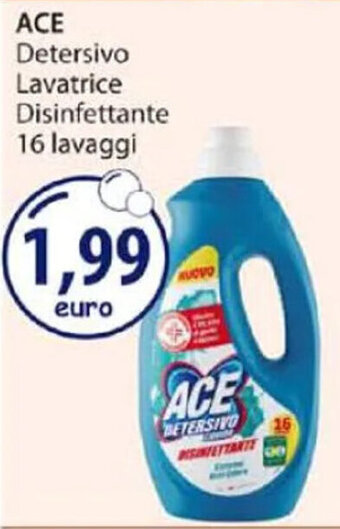 Acqua & Sapone ACE Detersivo Lavatrice Disinfettante 16 lavaggi offerta