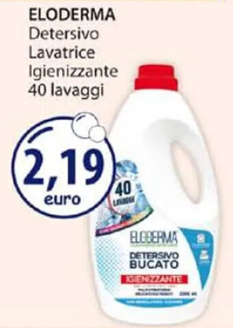 Acqua & Sapone ELODERMA Detersivo Lavatrice Igienizzante 40 lavaggi offerta