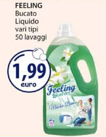 Acqua & Sapone FEELING Bucato Liquido vari tipi 50 lavaggi offerta