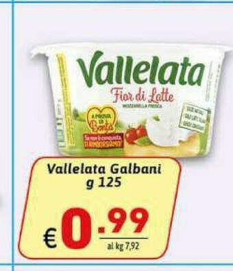 Gros Vallelata Mozzarella offerta