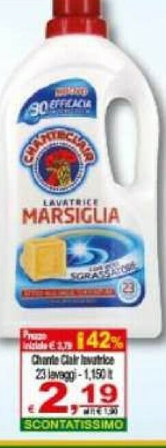 Gros Detersivo lavatrice offerta
