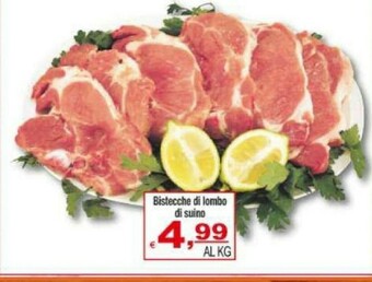 Gros Bistecche di maiale offerta