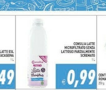 Gros Consilia Latte parzialmente scremato offerta