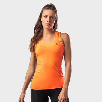 Decathlon Canotta fitness siroko volcano arancione tangerine donna offerta