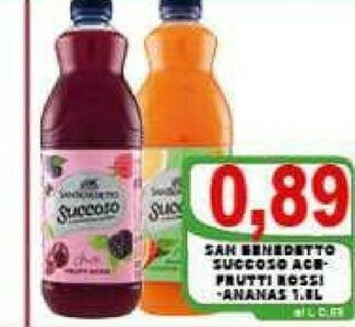 Gros Succhi di frutta offerta