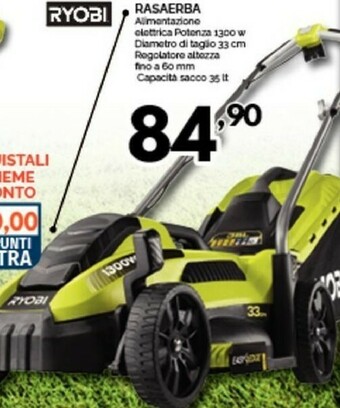Orizzonte Ryobi Tagliaerba offerta
