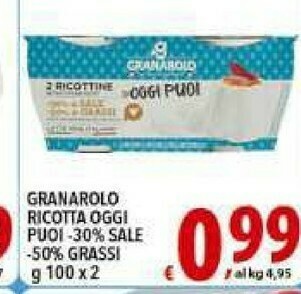 Gros Granarolo Ricotta offerta