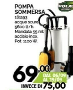 Orizzonte Pompe sommerse offerta
