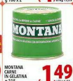 Gros Montana Carne in scatola offerta