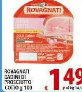 Gros Rovagnati Prosciutto cotto offerta