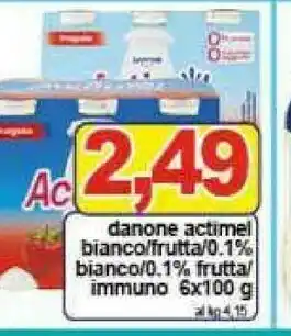 Pewex Danone Actimel offerta