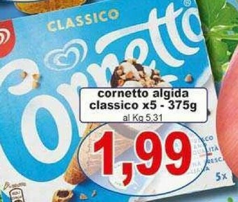 Pewex Algida Cornetto offerta