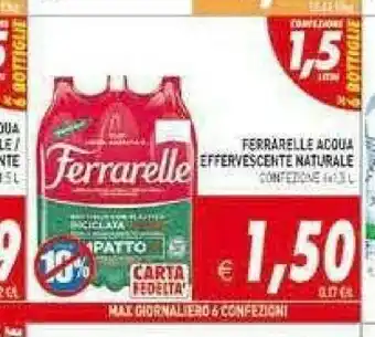 Pim Supermercati Ferrarelle Acqua offerta