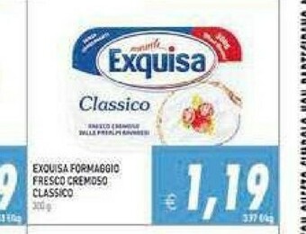 Pim Supermercati Exquisa Formaggio spalmabile offerta