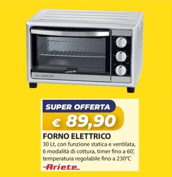 Bricocasa Ariete FORNO ELETTRICO offerta