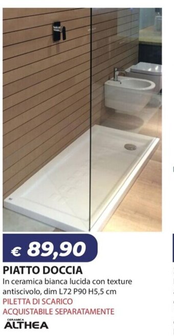 Bricocasa ALTHEA PIATTO DOCCIA offerta