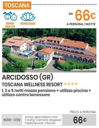 Eurospin TOSCANA WELLNESS RESORT offerta