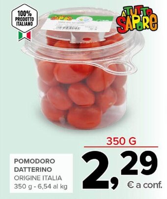Todis POMODORO DATTERINO 350 g offerta