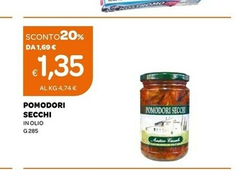 Ekom Pomodori Secchi In Olio offerta
