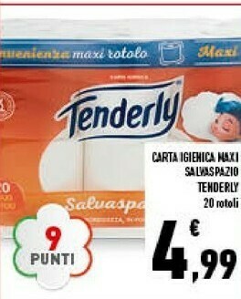 Conad City Tenderly Carta Igienica offerta