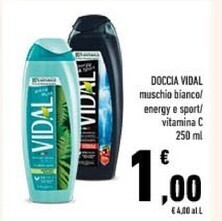 Conad Vidal doccia offerta