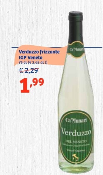 Ca'munari verduzzo frizzante igp veneto