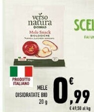 Conad Conad verso natura mele disidratate bio offerta