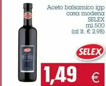 Emi Supermercati Casa Modena Aceto balsamico offerta