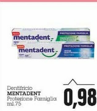 Emi Supermercati Mentadent Dentifricio offerta
