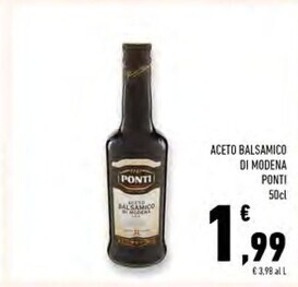 Conad Superstore Ponti aceto balsamico di modena offerta