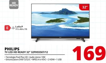 Comet Philips tv led hd ready 32 32phs5507/12 offerta