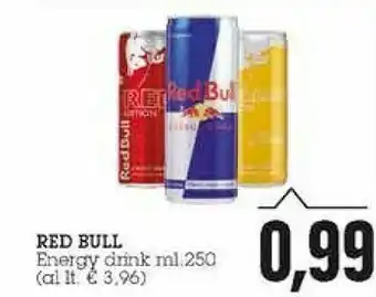 Emi Supermercati Red bull Energy Drink 250 G(ml) offerta
