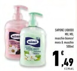 Mil mil sapone liquido