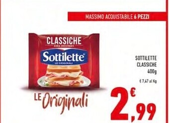 Conad Superstore Sottilette classiche offerta