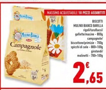 Conad Superstore Barilla biscotti mulino bianco offerta