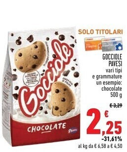 Conad City Pavesi gocciole offerta