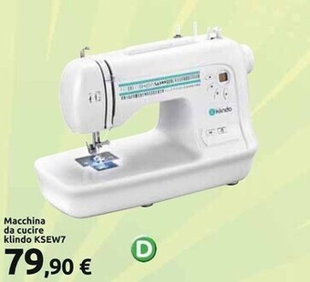 Carrefour Iper Klindo macchina da cucire ksew7 offerta